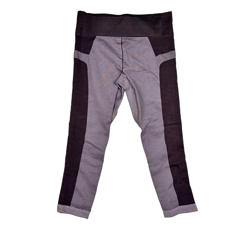 Under Armour HeatGear Compression Pants Women's Gray Black Leggings NWT MSRP $75
